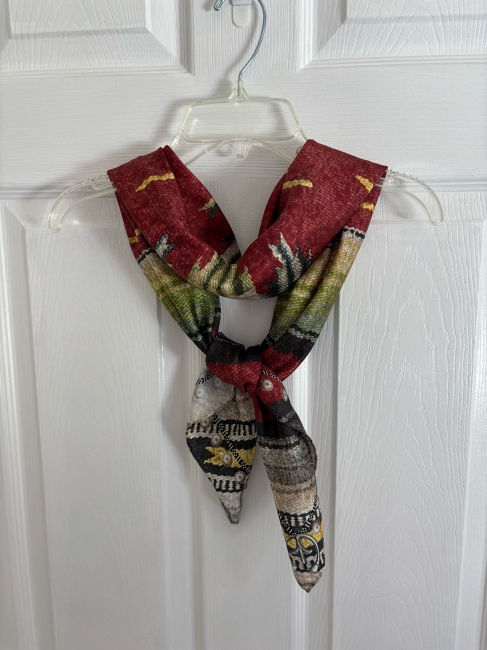 Multi-Color Patterned Women's Neck Scarf
